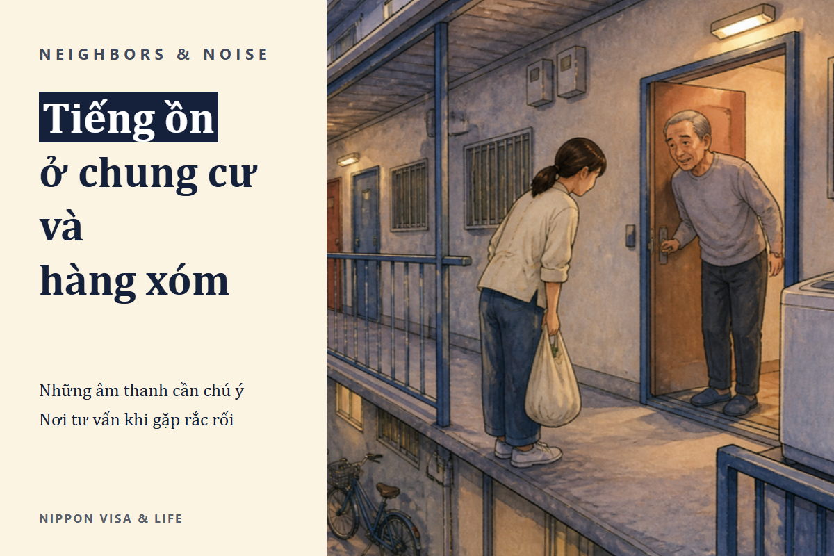 Tiếng ồn và quan hệ hàng xóm ở căn hộ tại Nhật Bản | Những âm thanh sinh hoạt cần chú ý, quy định trong hợp đồng thuê nhà và nơi tư vấn khi gặp rắc rối về tiếng ồn